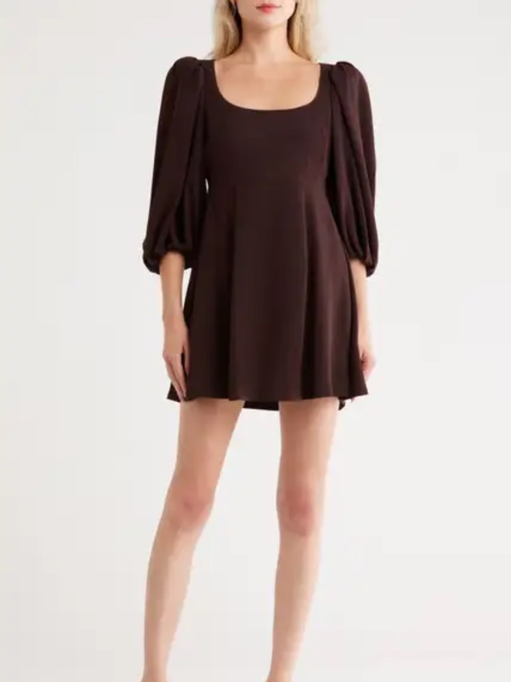 NWT Rebecca Taylor Women's Long Sleeve Crepe Mini Dress - Size 8